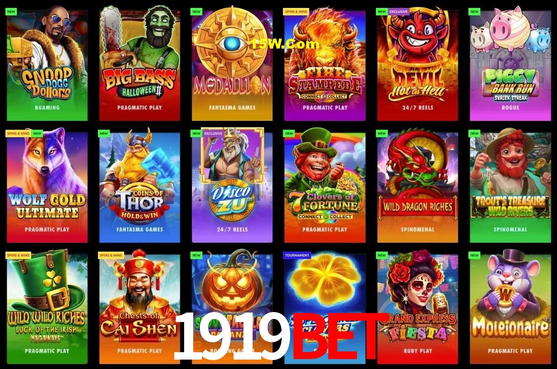 Game Providers 1919Bet